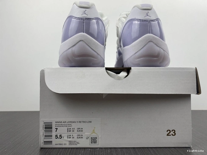 Pure Low WMNS AH7860-101 11 Air Jordan Violet 1003